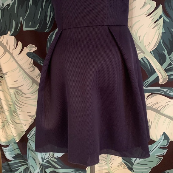Navy sports mesh fit and flare dress - Picture 6 of 12